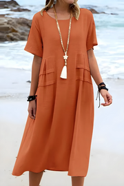 Nina | Feminines Kleid für besondere Anlässe – Orange