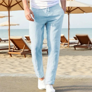 Augustin | Herren Leinenhose Leicht – Blau