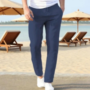 Augustin | Herren Leinenhose Leicht – Marineblau