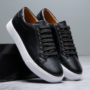 Felix | Stilvolle Herren Leder Sneakers Design – Schwarz
