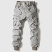 Axel | Herren Cargohose Mit Kordelzug – Grau