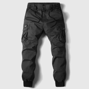 Axel | Herren Cargohose Mit Kordelzug – Schwarz