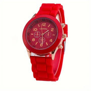 Casual Quarz Aus Silikon - Klassisch - Arvani – Rot