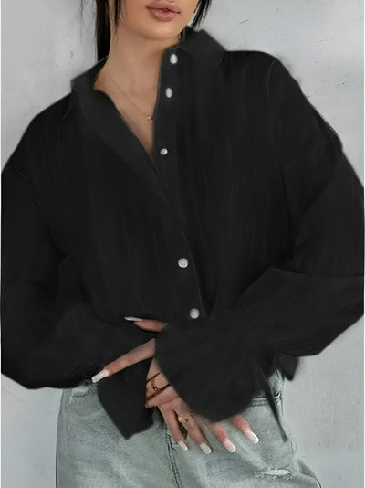 Eulalia  | Elegantes Hemd mit besticktem Kragen