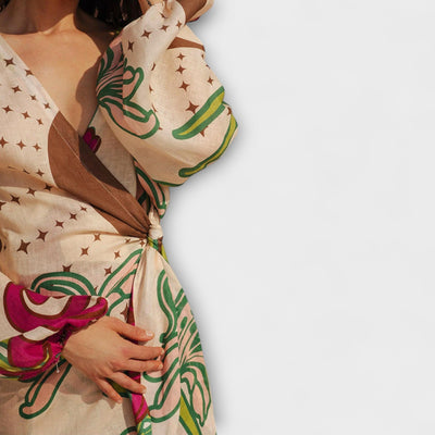 Tracey - Bindetunika Maxikleid