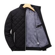 Baldfred | Herren Steppjacke mit Fleecefutter – Schwarz