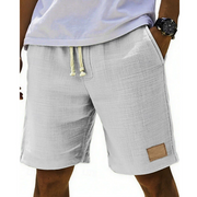 Bastian | Herren Bermuda Shorts mit Kordelzug – Weiß