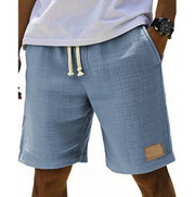 Bastian | Herren Bermuda Shorts mit Kordelzug – Hellblau
