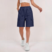 Sommerfeld | Cargoshorts - Wander-Bermuda-Hosen (1 Kaufen, 1 GRATIS dazu) – Blau