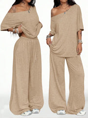 Kaeloria - Komfortables Loungewear-Set – Khaki