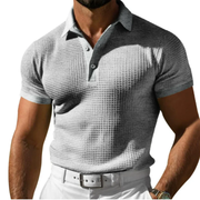 Benedikt | Herren T-Shirt Mit Struktur Für Sommer – Grau