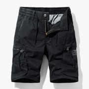 Benjamin | Herren Cargo Shorts Mit Taschen Für Urlaub – Schwarz