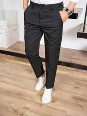 Bequeme Business Hosen Herren – Schwarz