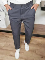Bequeme Business Hosen Herren – Grau