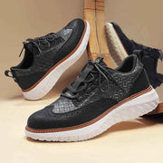 Bequeme Herren Sneaker – Schwarz