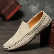 Bequeme Loafer Herren – Taupe