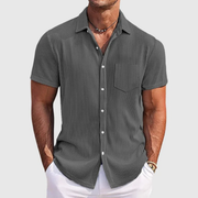 Bernd | Herren Hemd Mit Struktur Clean Design – Grau