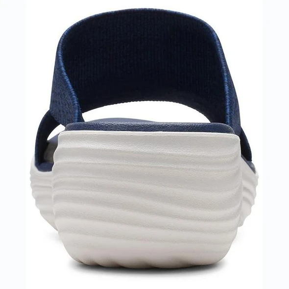 Offene Cut-Out-Keilabsatzsandalen für Damen