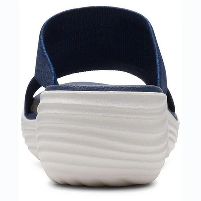 Offene Cut-Out-Keilabsatzsandalen für Damen