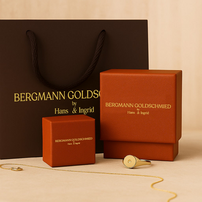 Ludovika® | Larmes de Lune Stein-Ohrstecker Gold