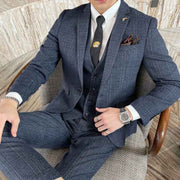Business Anzug Herren – Blaugrau