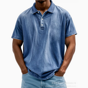 Ansley - Soft-Touch-Poloshirt – Blau