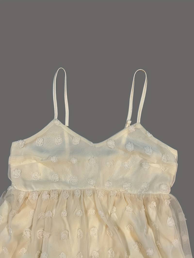 Abba - Urlaubskleid Ärmel Rüschensaum