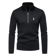 Herren Turtleneck Freizeitjacke – Schwarz