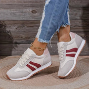 Emma | Orthopädische Und Modische Schnür-Sneaker – Rot