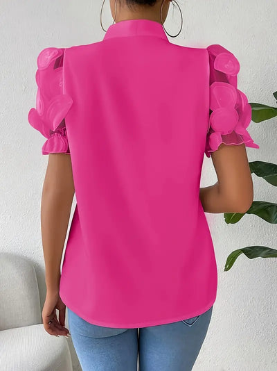 Felicia | Elegante Bluse mit Schleifenkragen für Damen