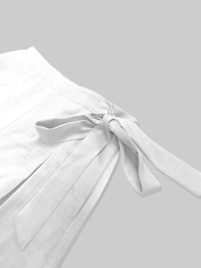 Hilma | Mühelos schicke Hose mit Bindeband und weitem Bein