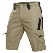 Outdoor-Camouflage-Trainingsshorts mit Mehrfachtaschen für Herren – Khaki