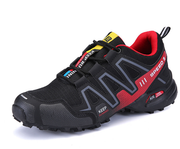 Herren Schnür Laufschuhe – Schwarz -1