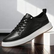 Caius | Herren Low-Top Schnürschuhe Sneaker – Schwarz