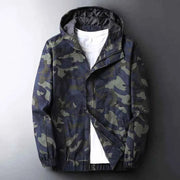 Camouflage Jacke Herren – Blau-Camo