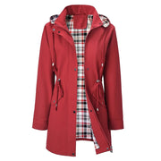 Jessalique - Allwetter-Regenjacke – Rot