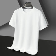Caspian | Herren Rundhals Kurzarm T-Shirt – Weiß