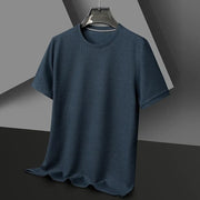 Caspian | Herren Rundhals Kurzarm T-Shirt – Marine Blau
