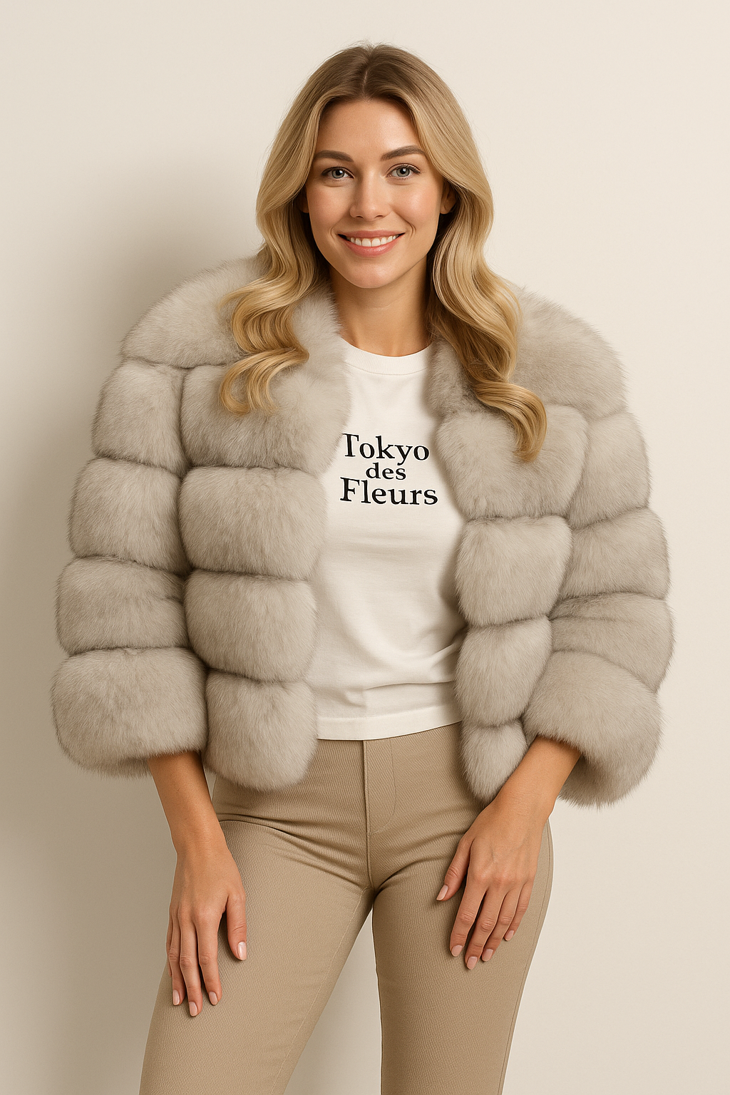 Kirsten Kunstfelljacke Flauschig Kurz