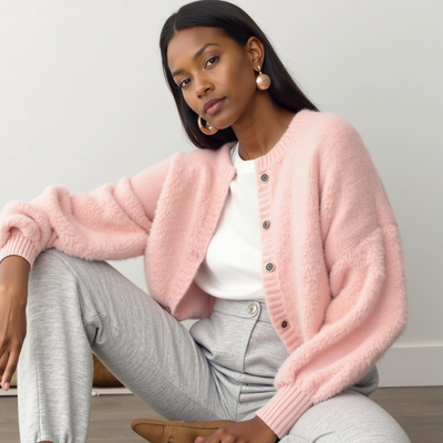 ModenGlanz | Kuschelige Strickjacke