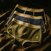 Niklas | Klassische Ferran Boxershorts Herren – Grün / Blau / Schwarz