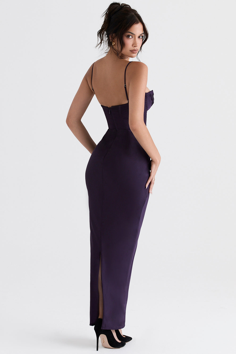 Naomi - Glamouröses Korsett Maxi Kleid Abend