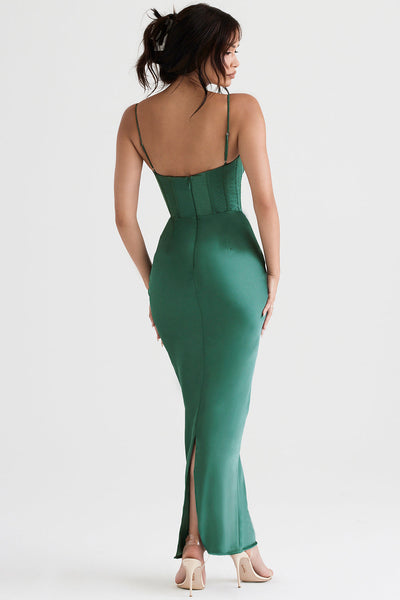 Naomi - Glamouröses Korsett Maxi Kleid Abend