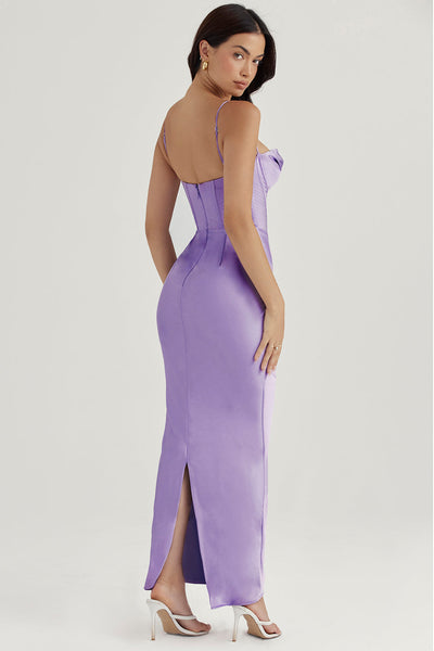 Naomi - Glamouröses Korsett Maxi Kleid Abend