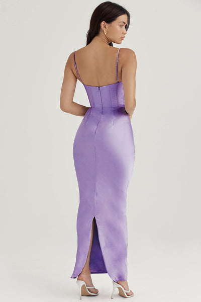 Naomi - Glamouröses Korsett Maxi Kleid Abend