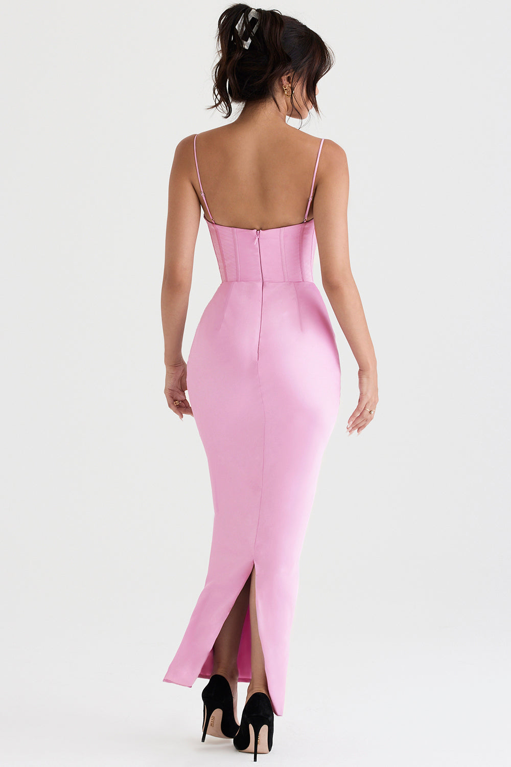 Naomi - Glamouröses Korsett Maxi Kleid Abend
