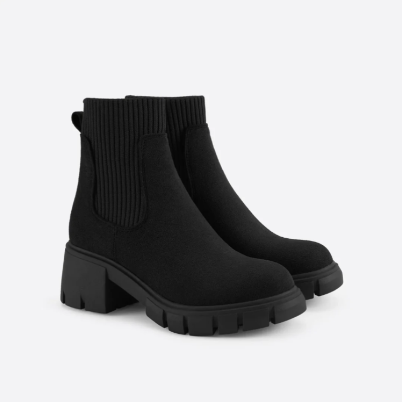 Amity | Damen Chelsea Boots | Schwarz