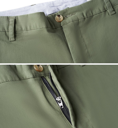 Franky | Herren Chino Hose | Schwarze Stoffhose