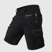 Christian | Herren Cargo Shorts Für Urlaub Mit Taschen – Schwarz