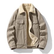 Corduroy Winterjacke Herren – Khaki